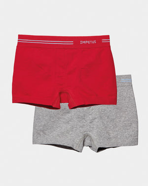 Packung mit zwei nahtlosen Boxershorts für Jungen