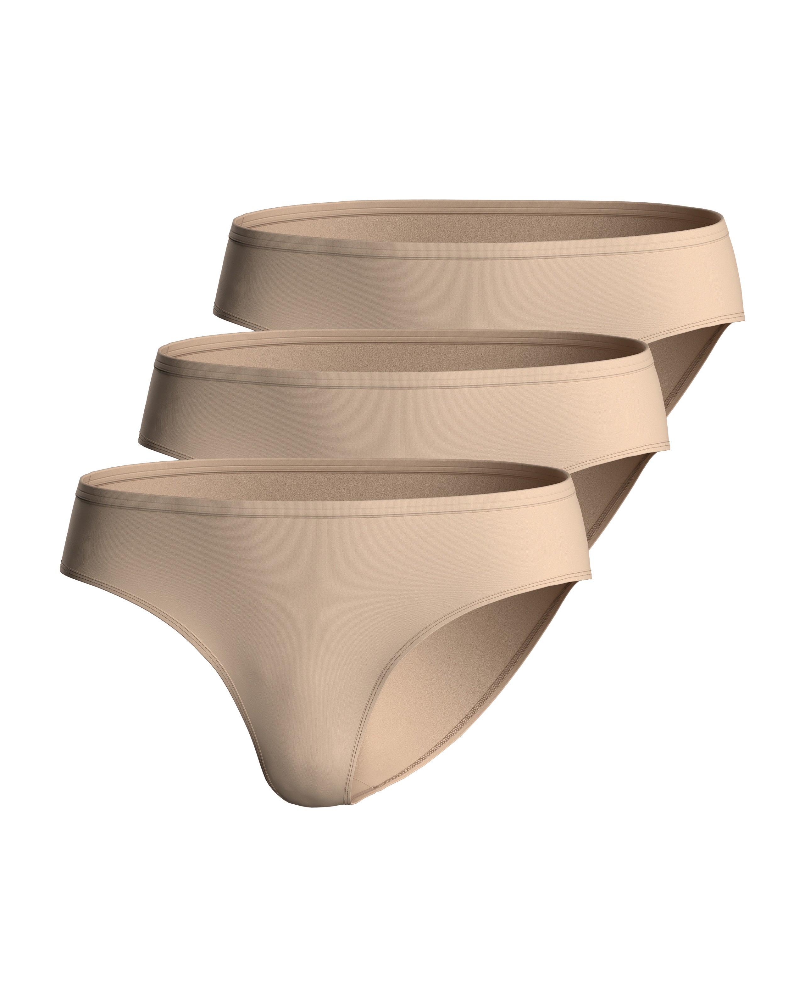 Pack of 3 plain panties