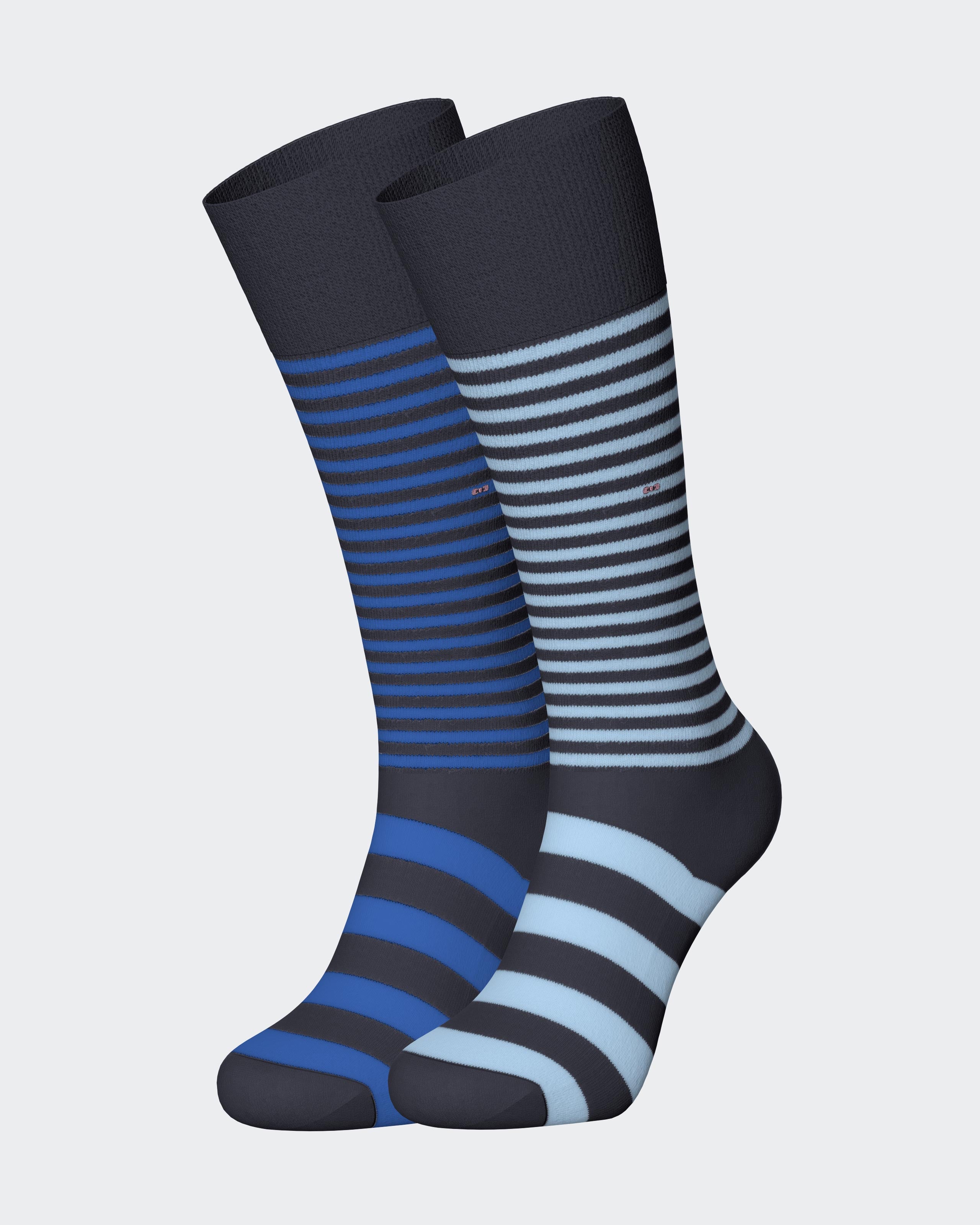 2 Pairs of Striped Socks