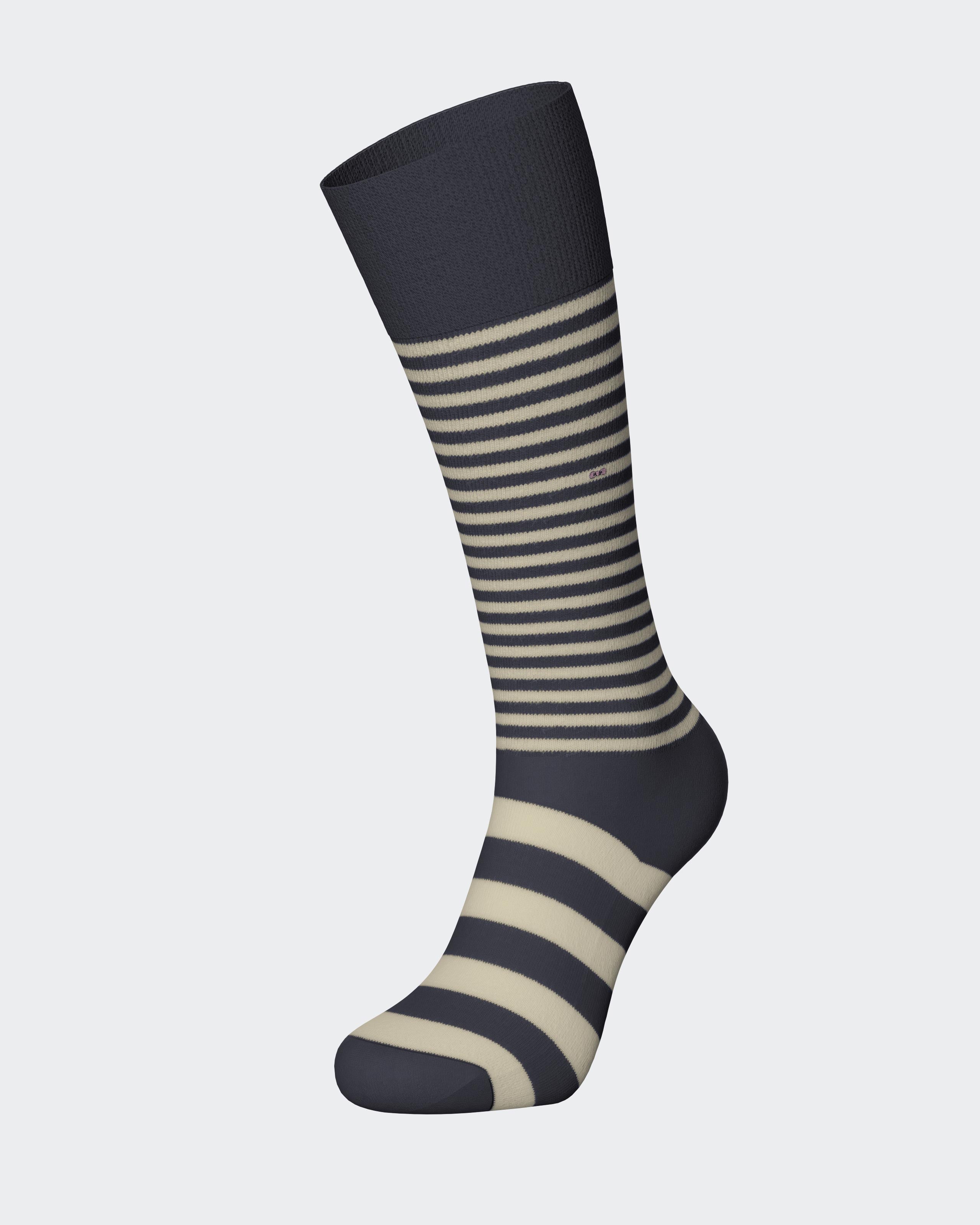 2 Pairs of Striped Socks