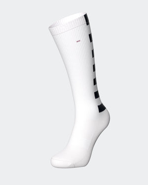 Ribbed socks with stripes