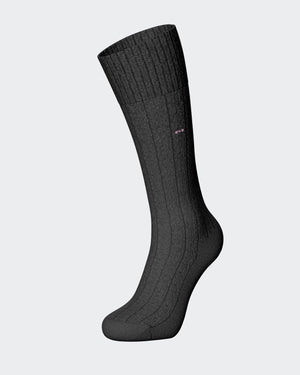 Ribbed woollen socks