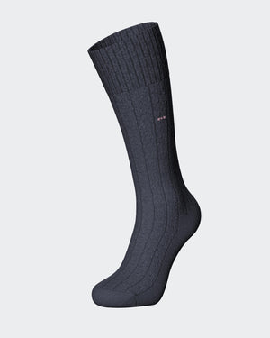 Ribbed woollen socks