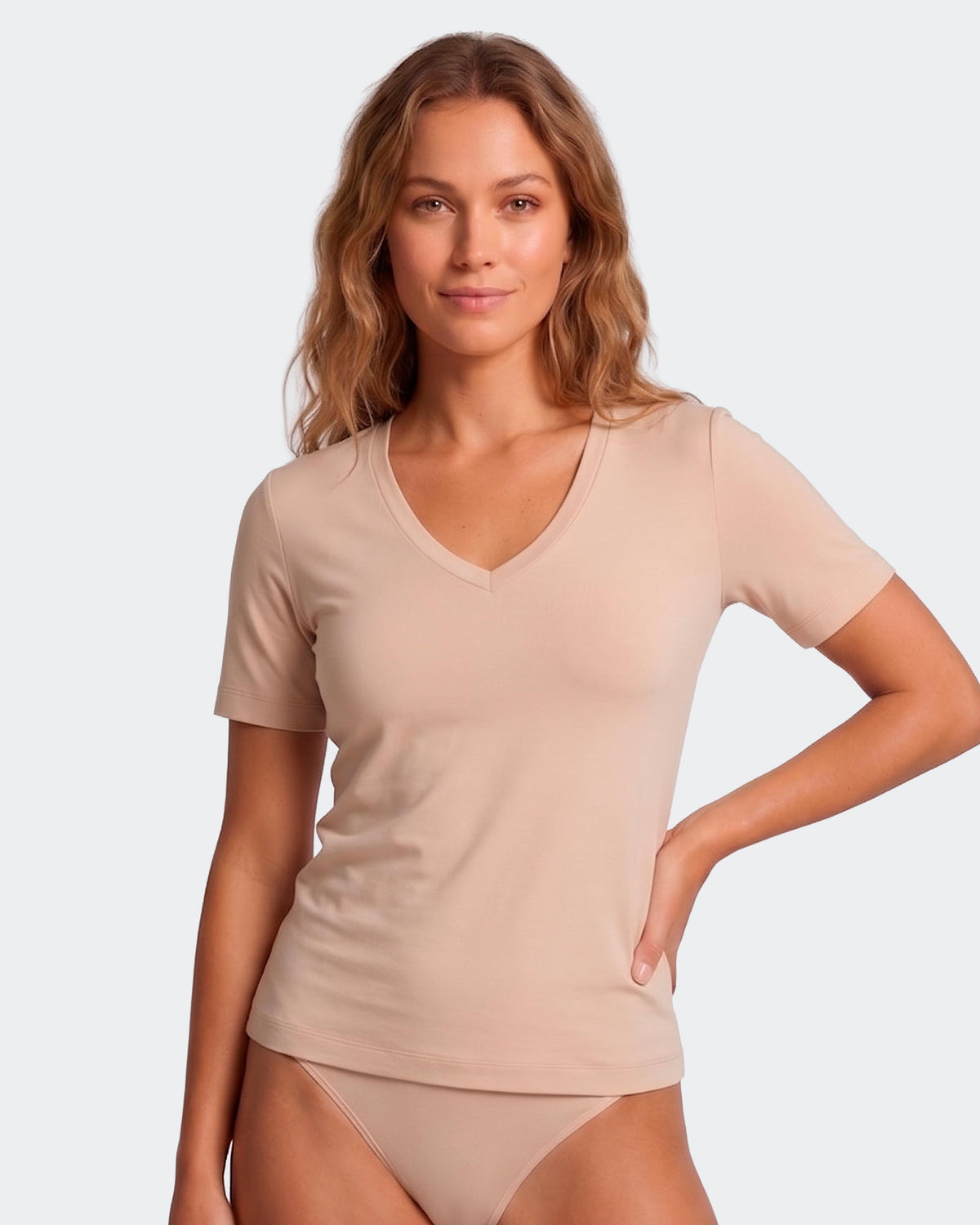 T-shirt in Lyocell