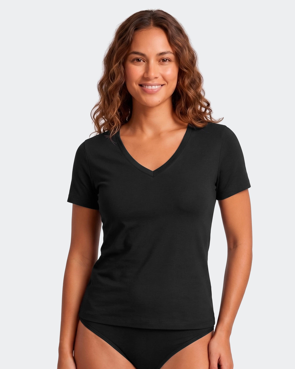 T-shirt in Lyocell