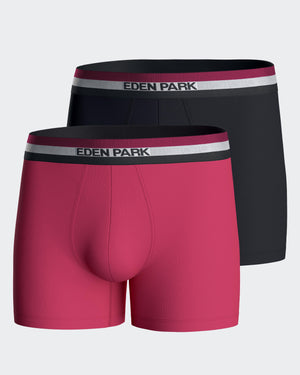 Pack 2 plain boxers Eden Park