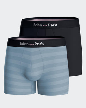 Pack 2 plain boxers Eden Park