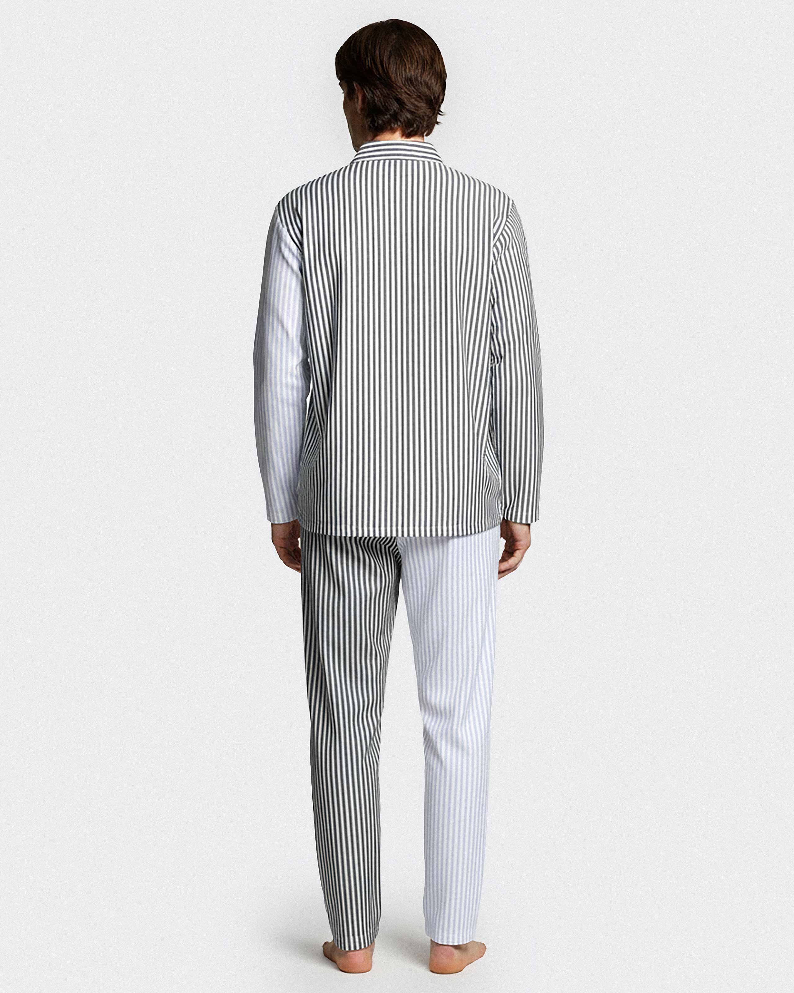 Canvas pyjama with buttons