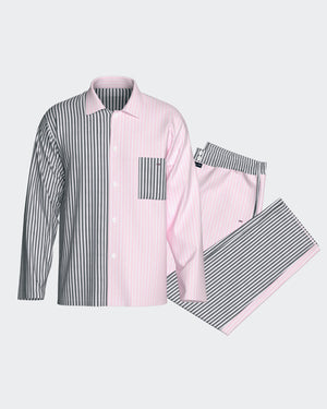 Canvas pyjama with buttons