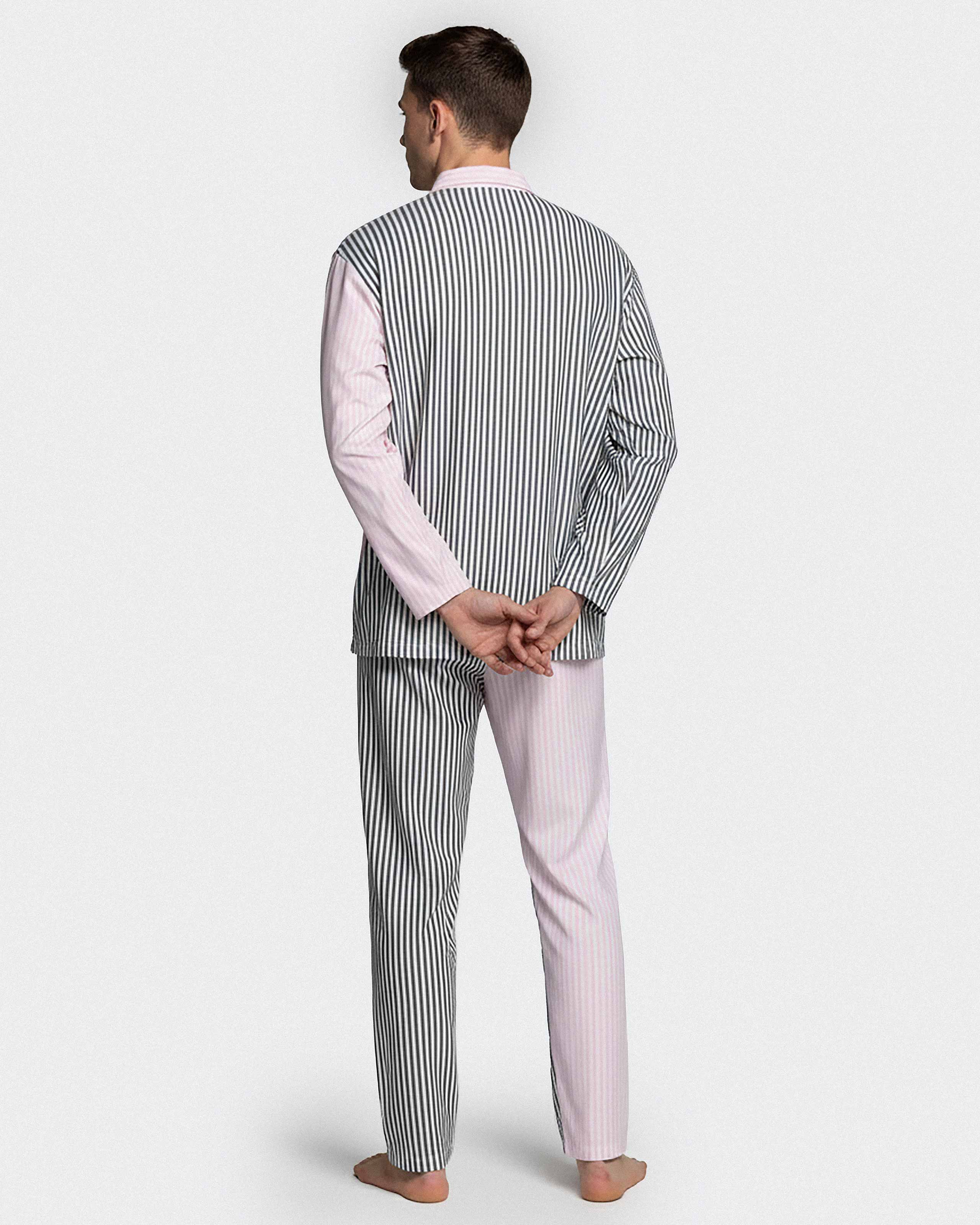 Canvas pyjama with buttons