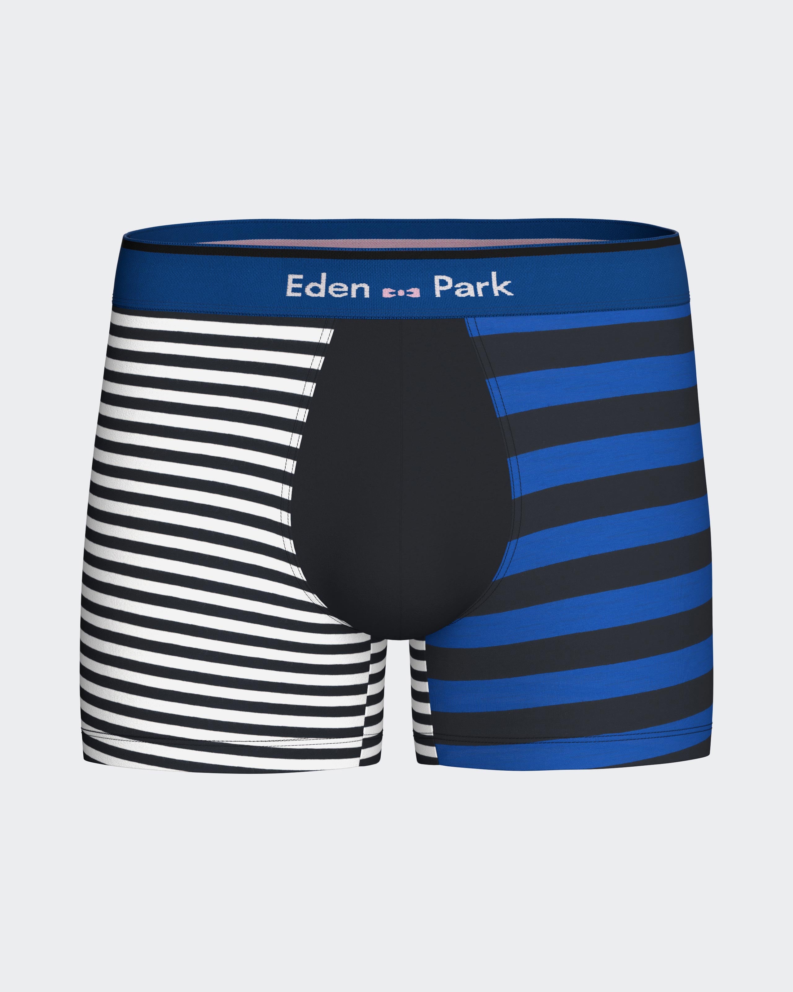 Striped boxer in cotton