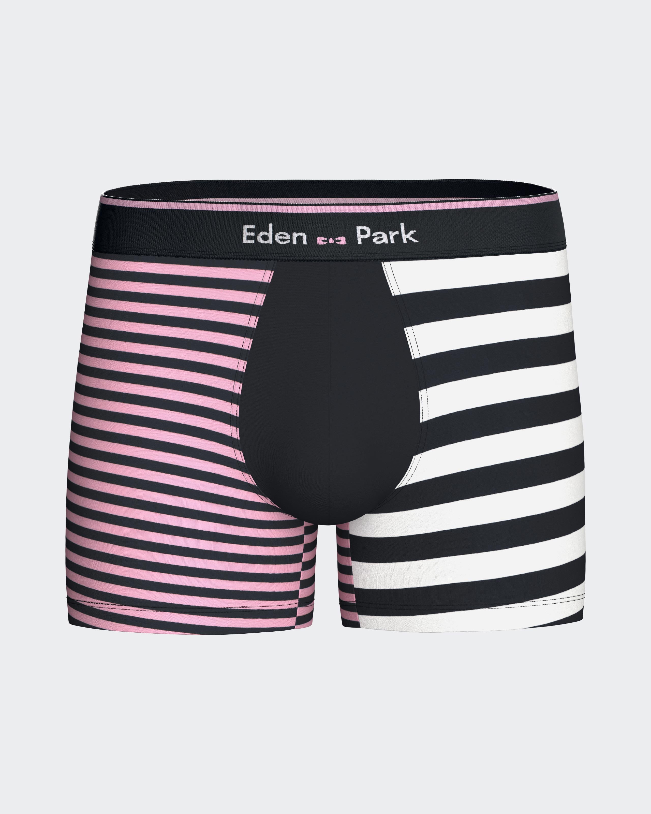 Striped boxer in cotton