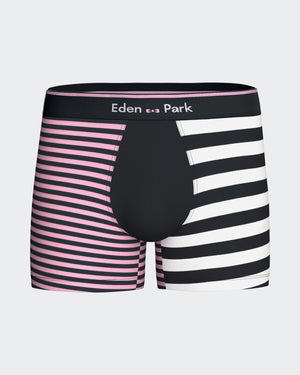 Striped boxer in cotton