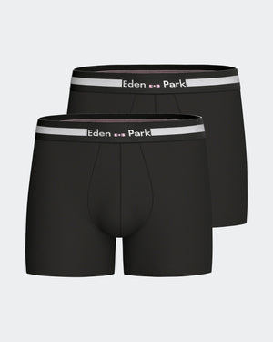 Pack 2 boxers lisos em Algodão
