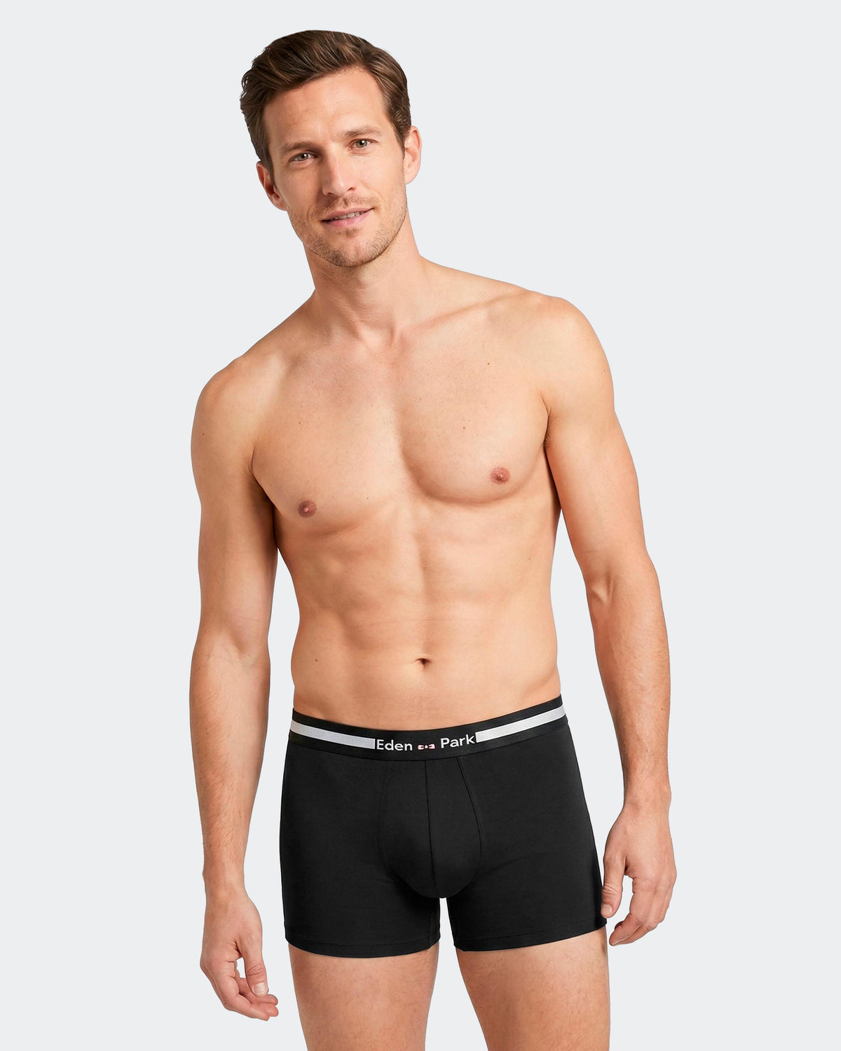 Pack 2 boxers lisos em Algodão