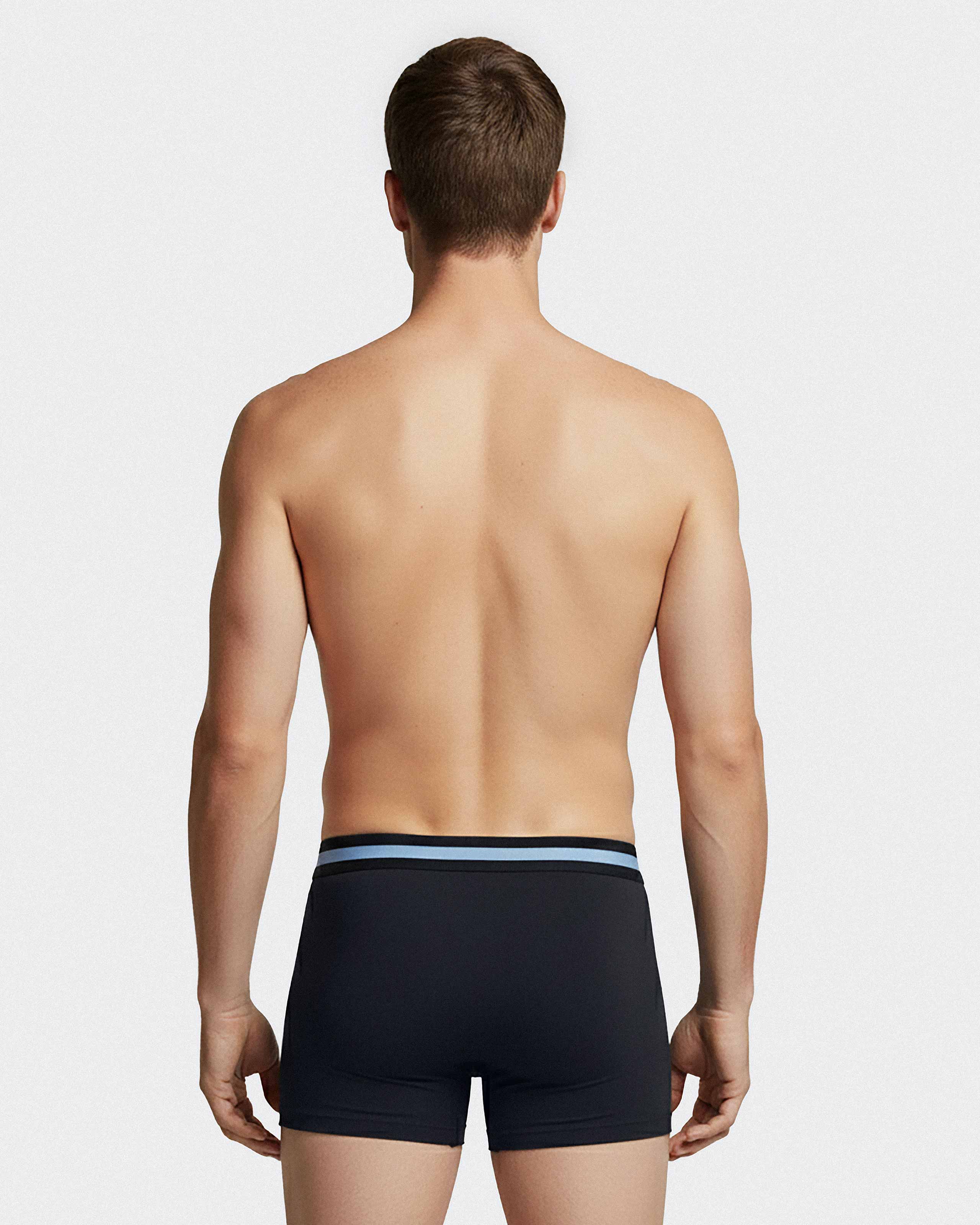 Pack 2 plain boxers in cotton