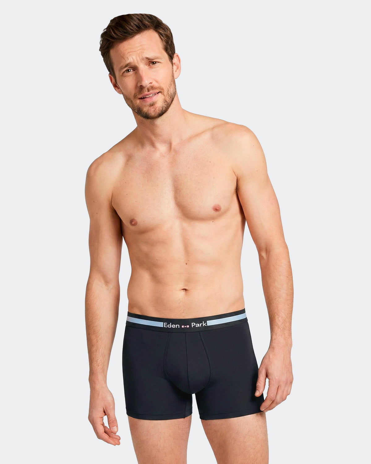 Pack 2 boxers lisos em Algodão