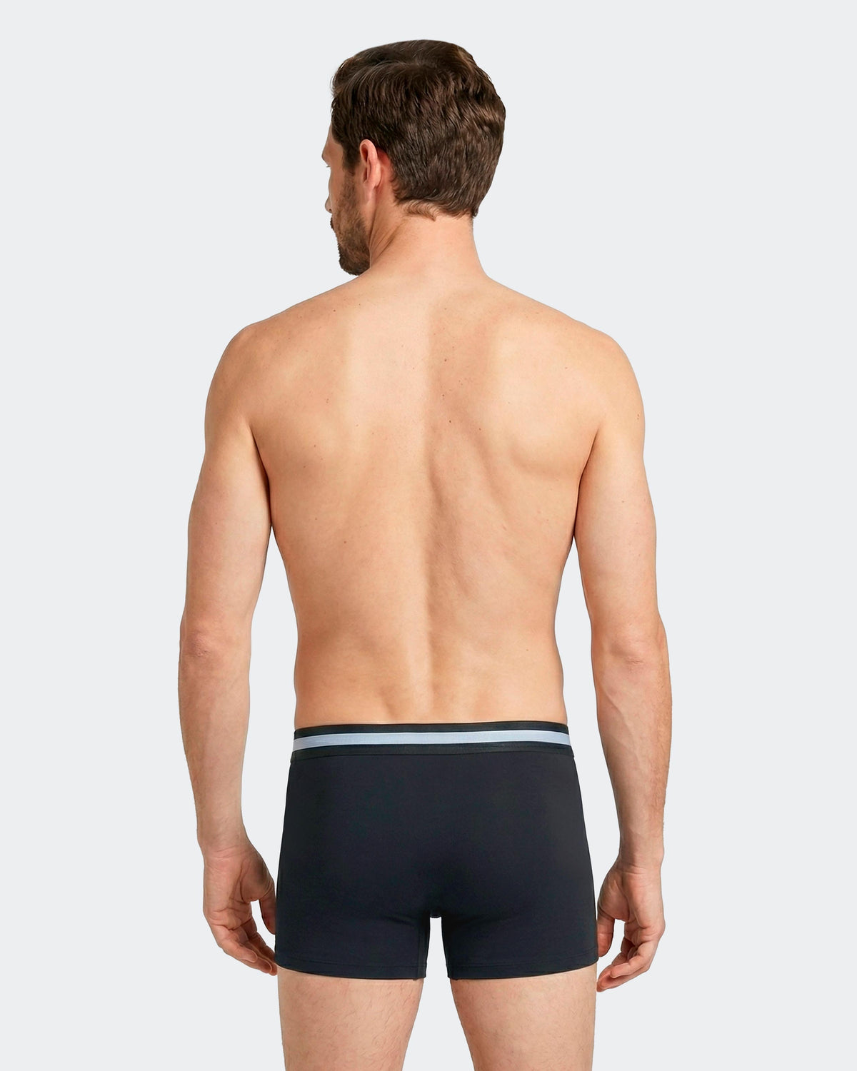 Pack 2 boxers lisos em Algodão