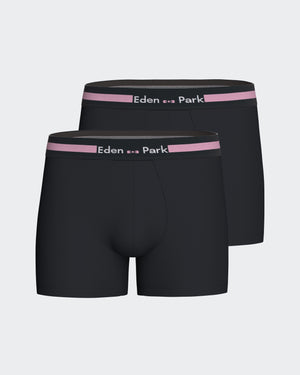 Pack 2 plain boxers in cotton
