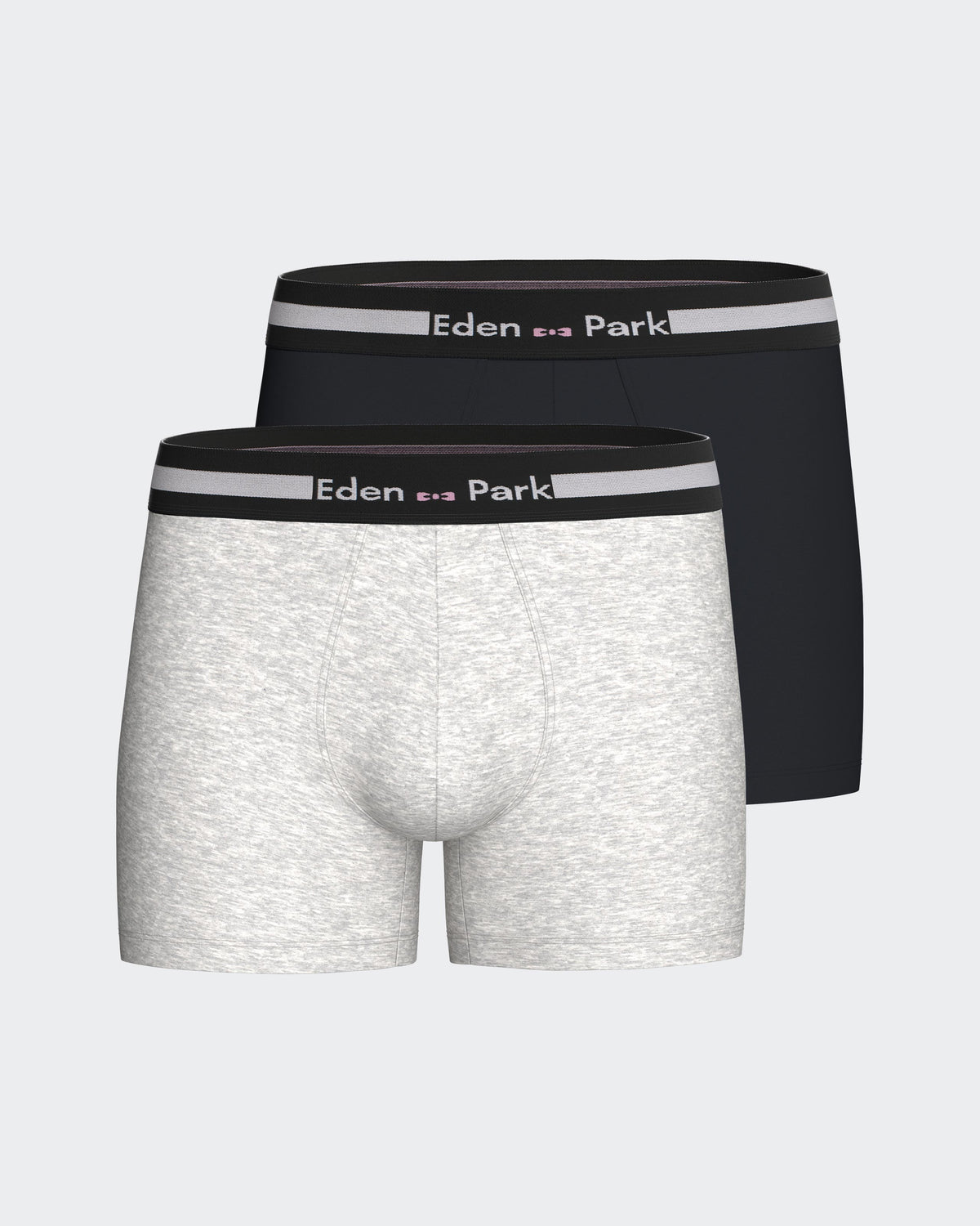Pack 2 boxers lisos em Algodão