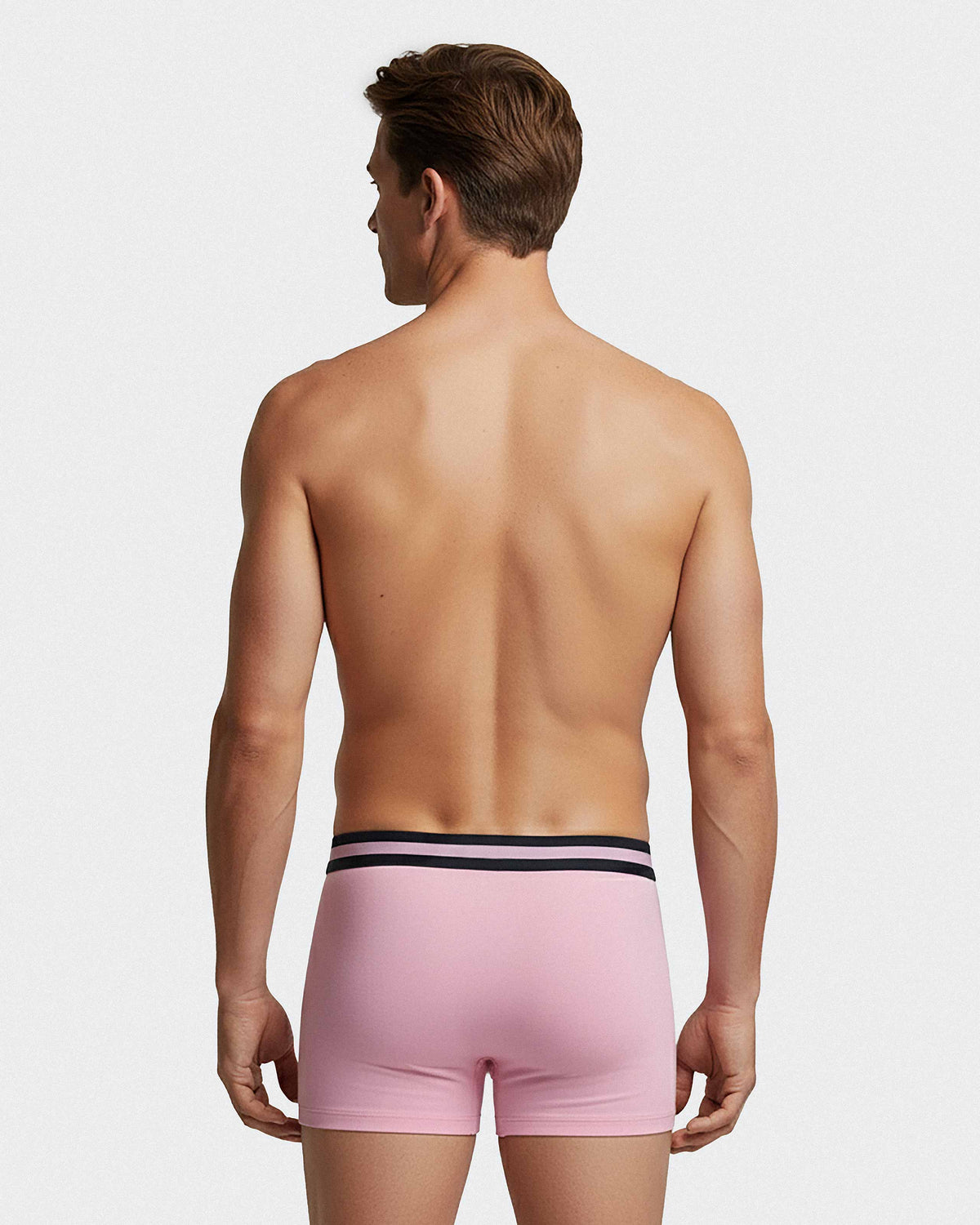 Pack of 3 plain boxers in Cotton