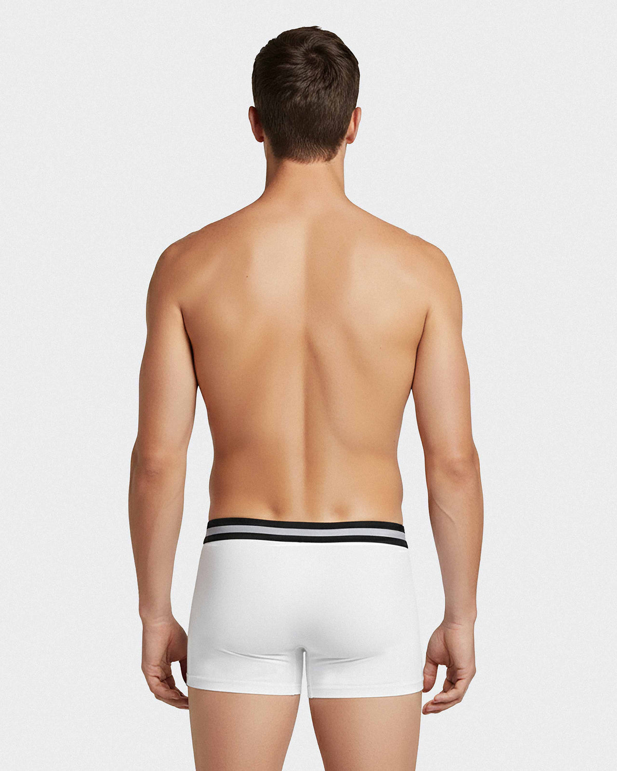 Pack of 3 plain boxers in Cotton