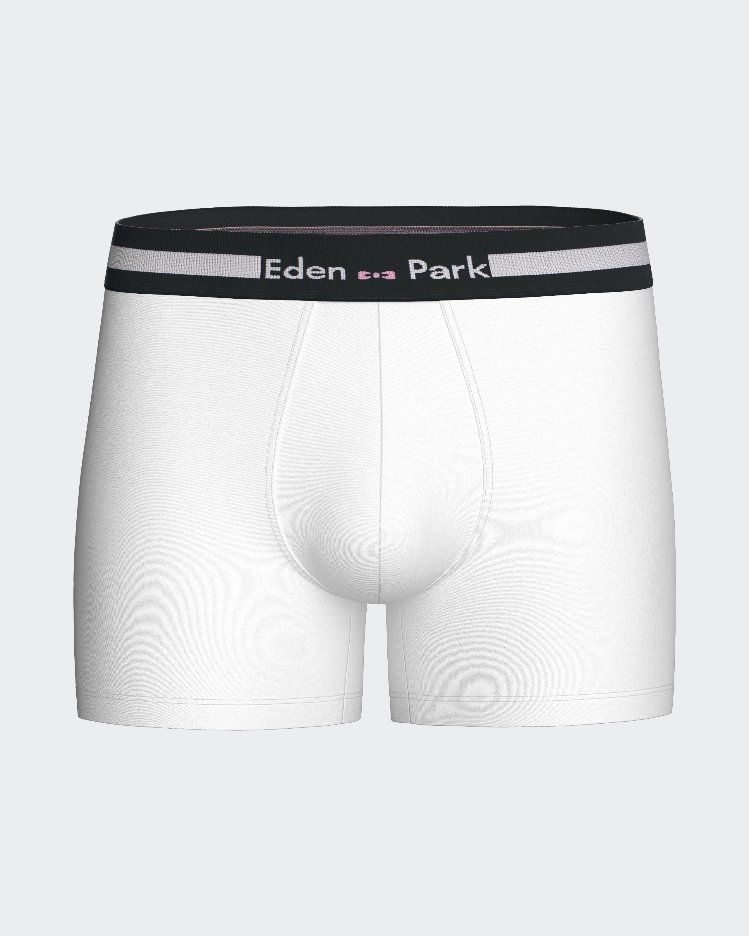 Pack 3 plain boxers in cotton