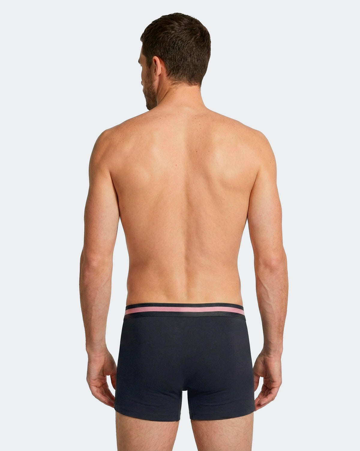 Pack of 3 plain boxers in Cotton