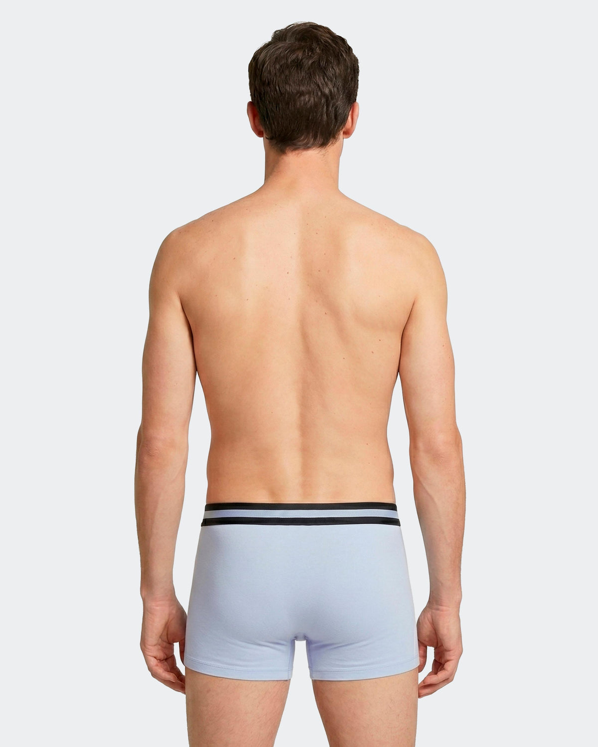 Pack of 3 plain boxers in Cotton