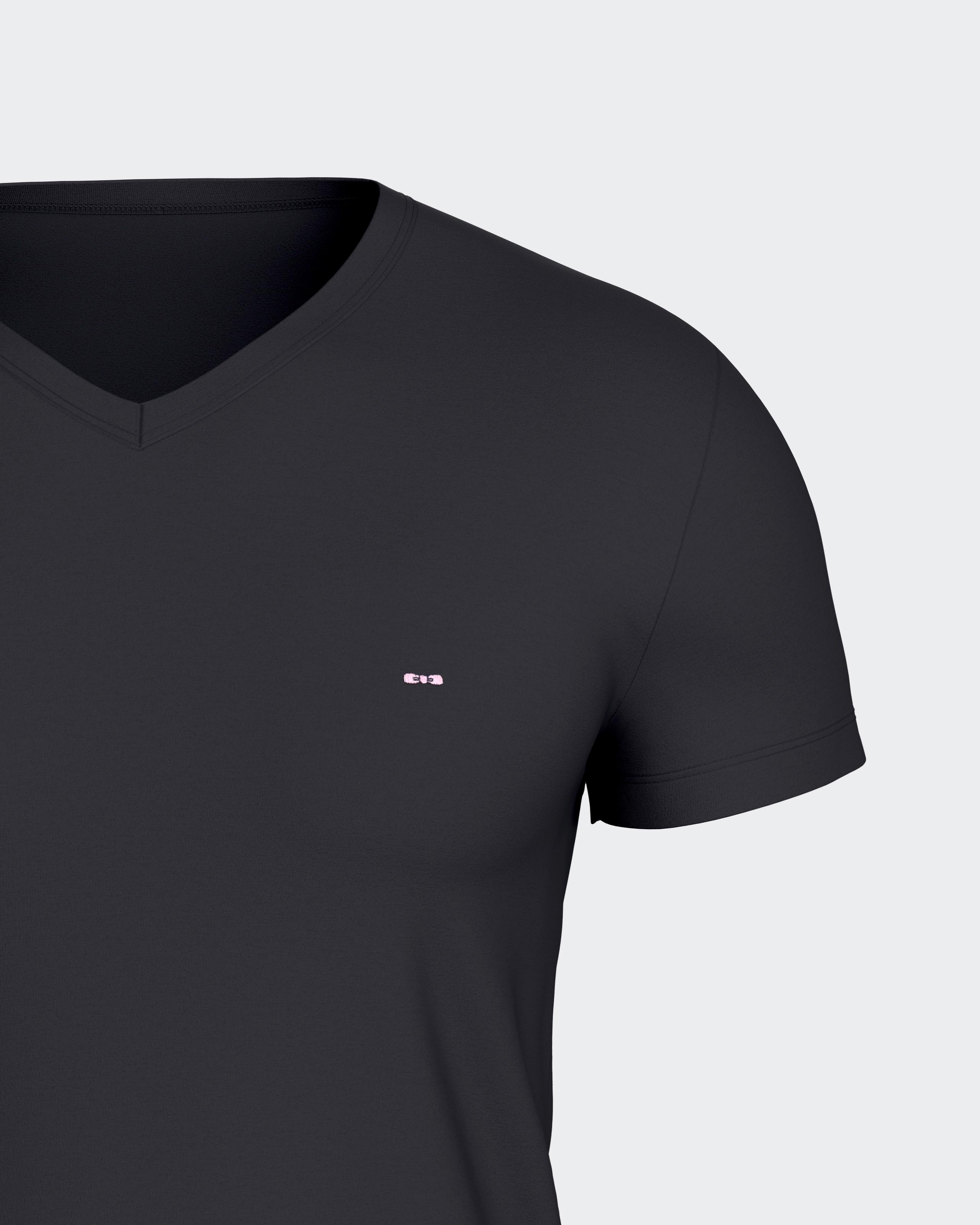 Pack 2 plain t-shirts in cotton