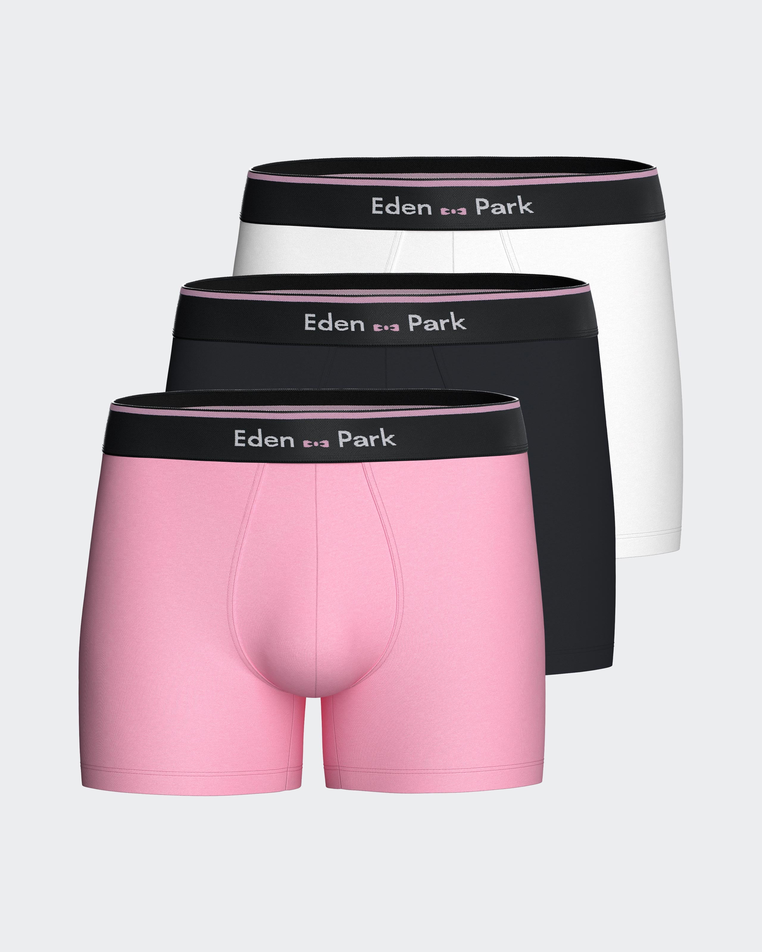 Pack 3 Boxers lisos Eden Park