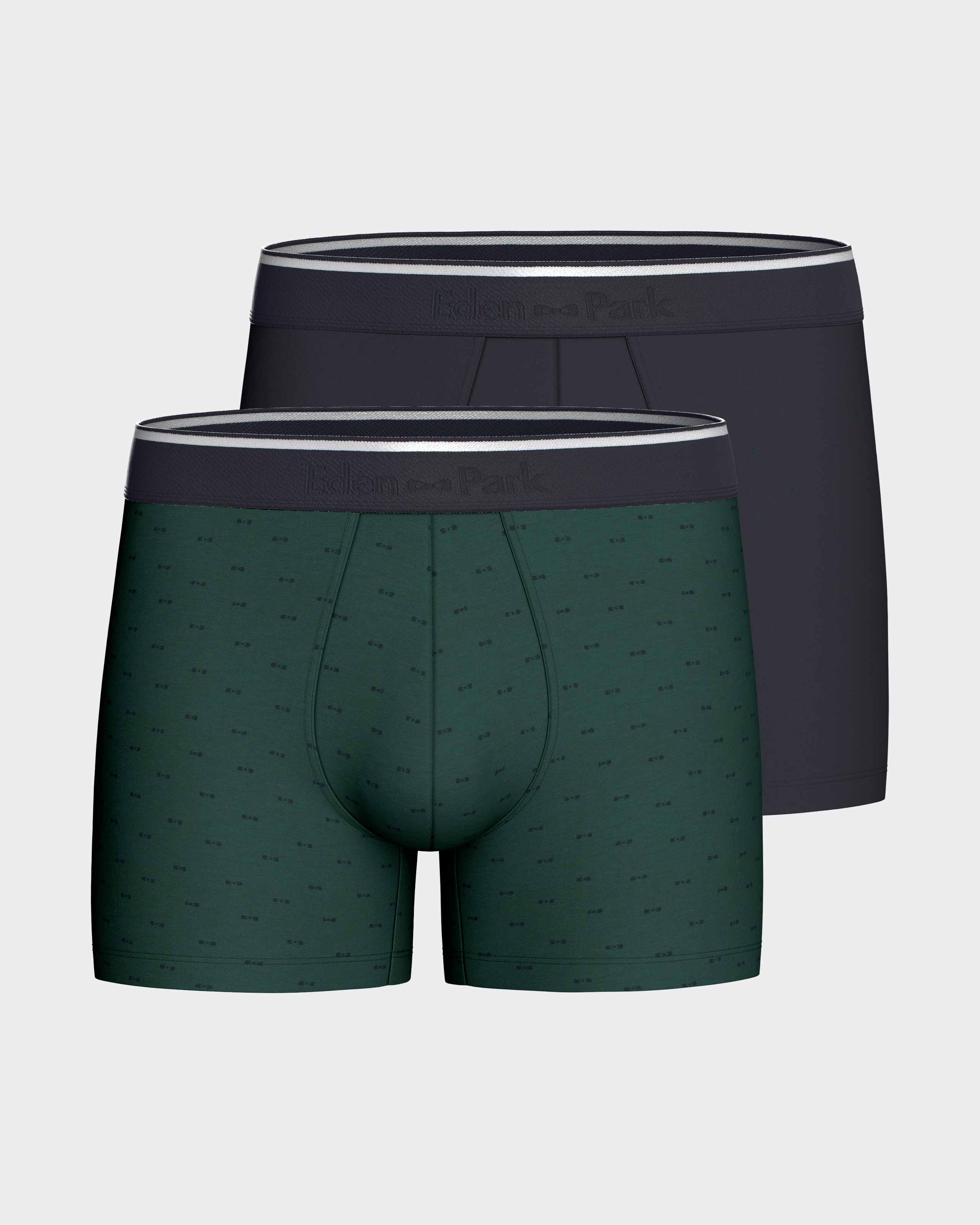 Pack of 2 micromotif boxers Eden Park