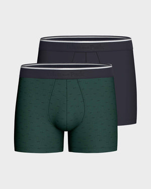 Pack of 2 micromotif boxers Eden Park