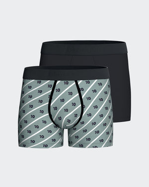 Pack of 2 micromotif boxers Eden Park