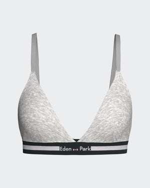 Cotton plain bra