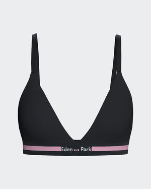 Cotton plain bra