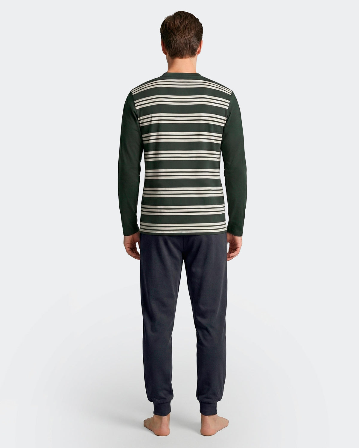 Long striped pyjama in Cotton