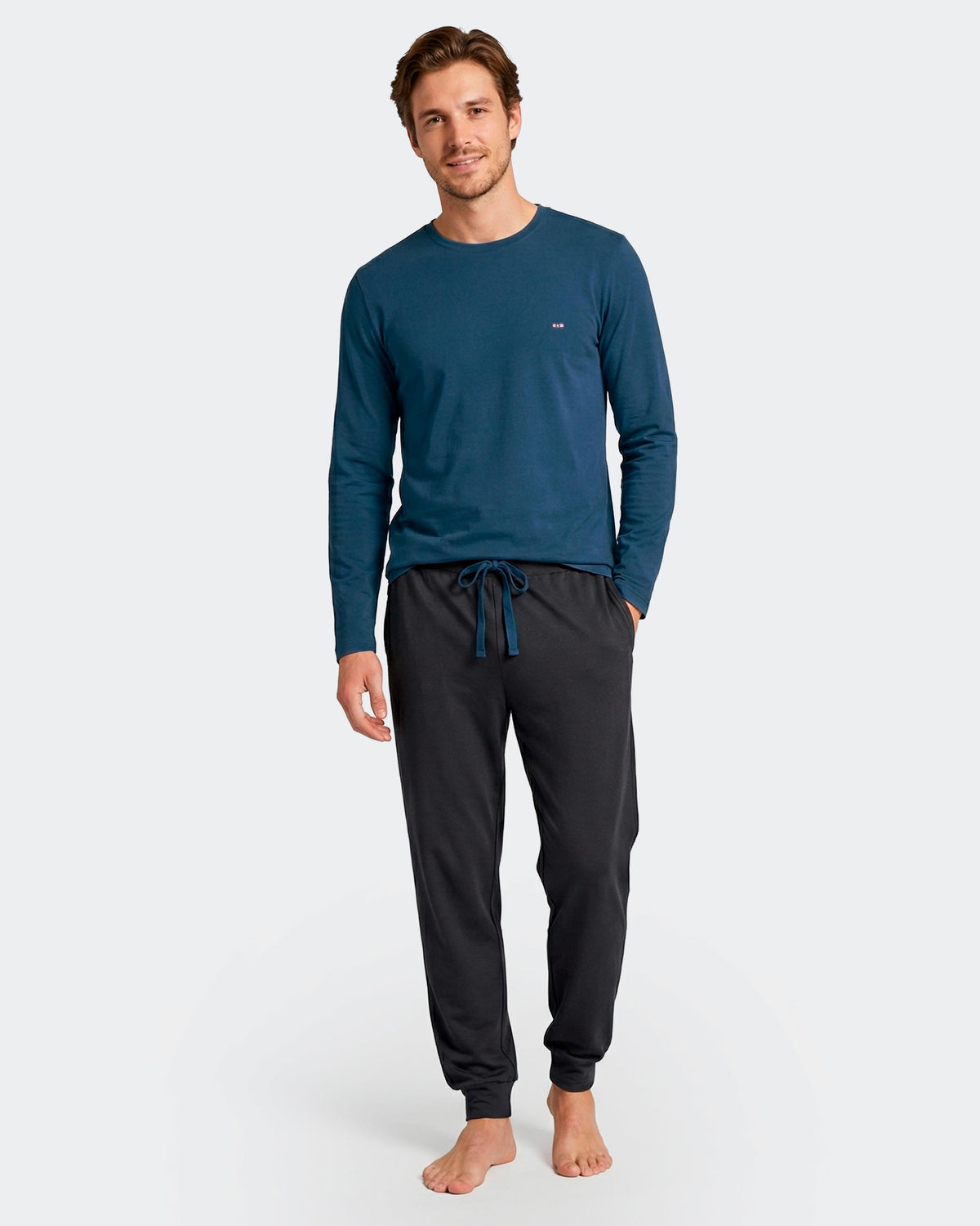 Carded pyjama in Cotton