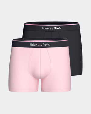 Pack 2 boxers unis en Coton