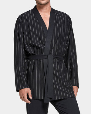 Robe curto às riscas Moss