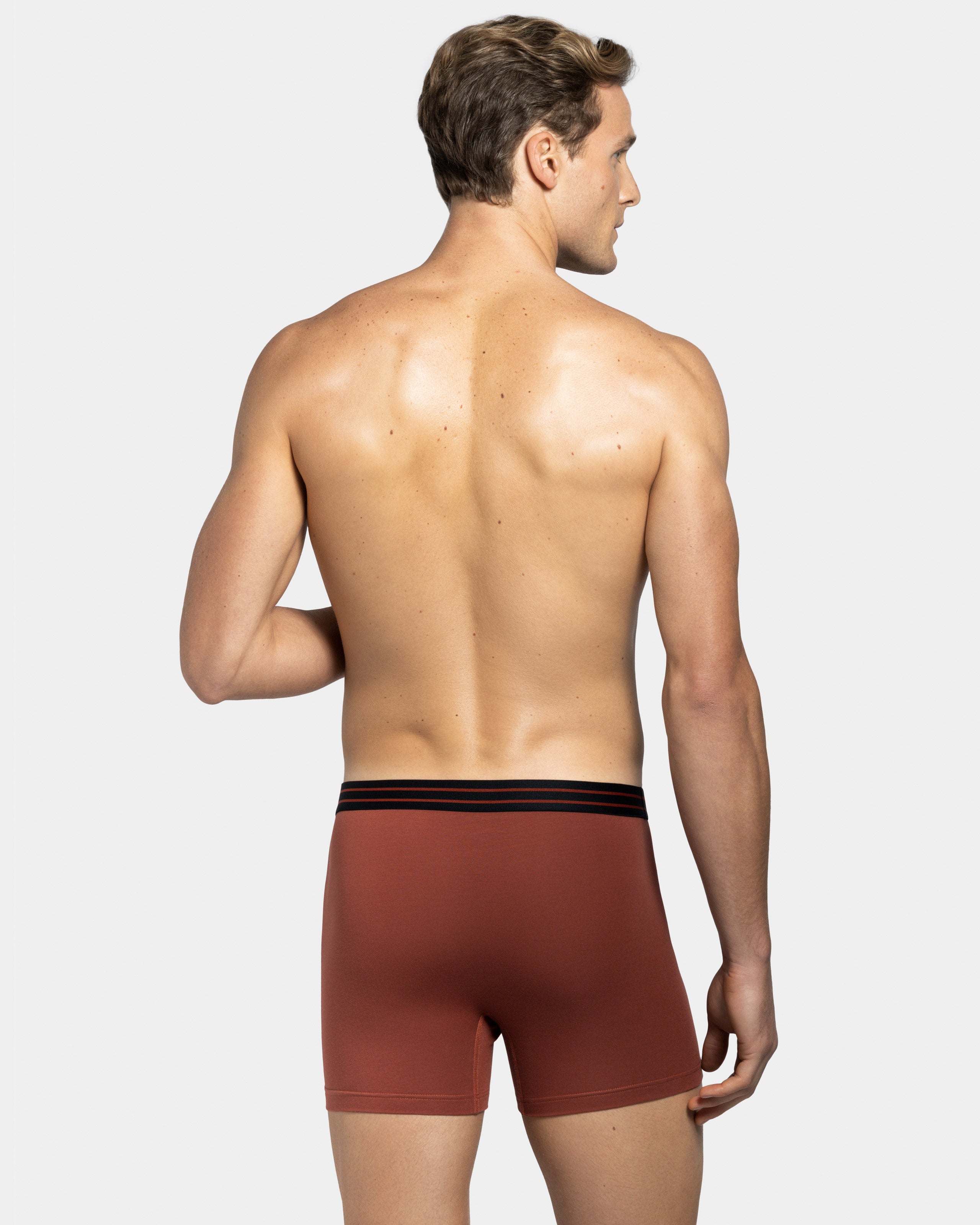 Pack 2 Boxers lisos com cintura elástica