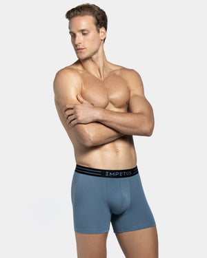 Pack 2 Boxers lisos com cintura elástica