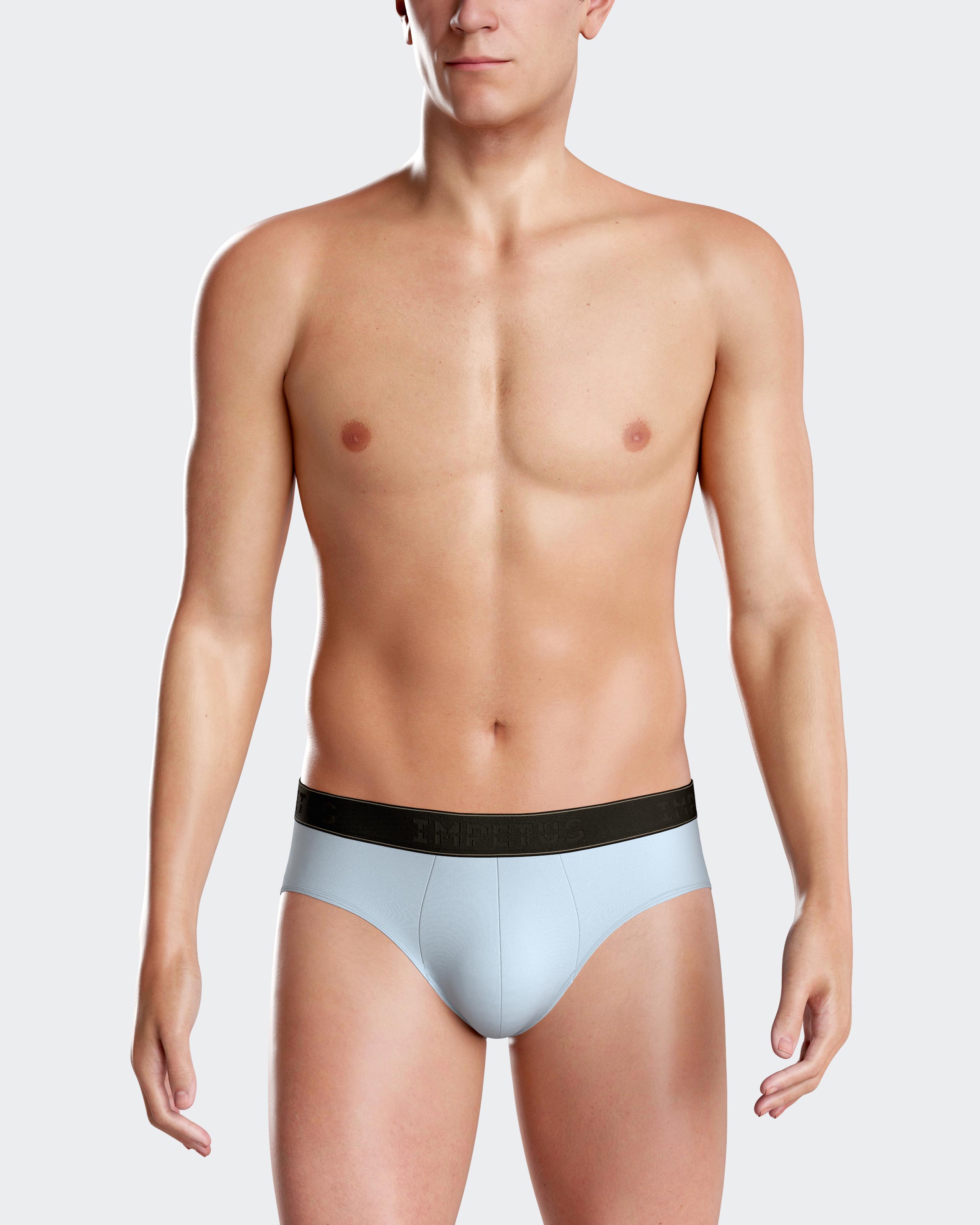 Slip de homem liso em Algodão Modal