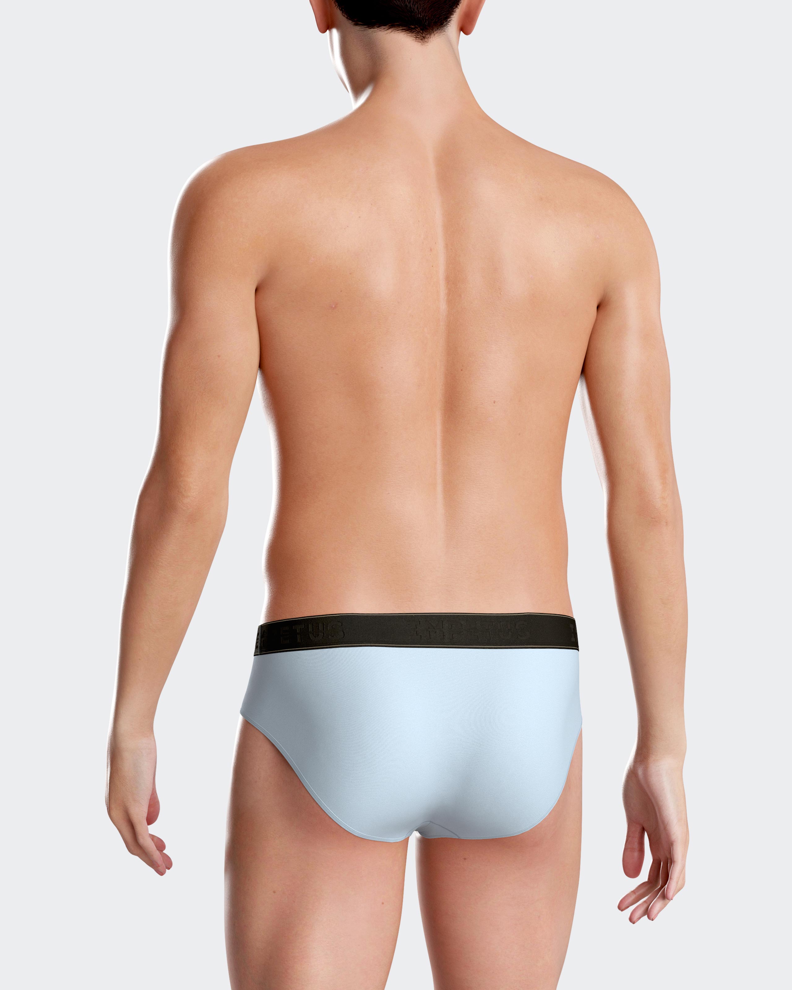 Slip de homem liso em Algodão Modal