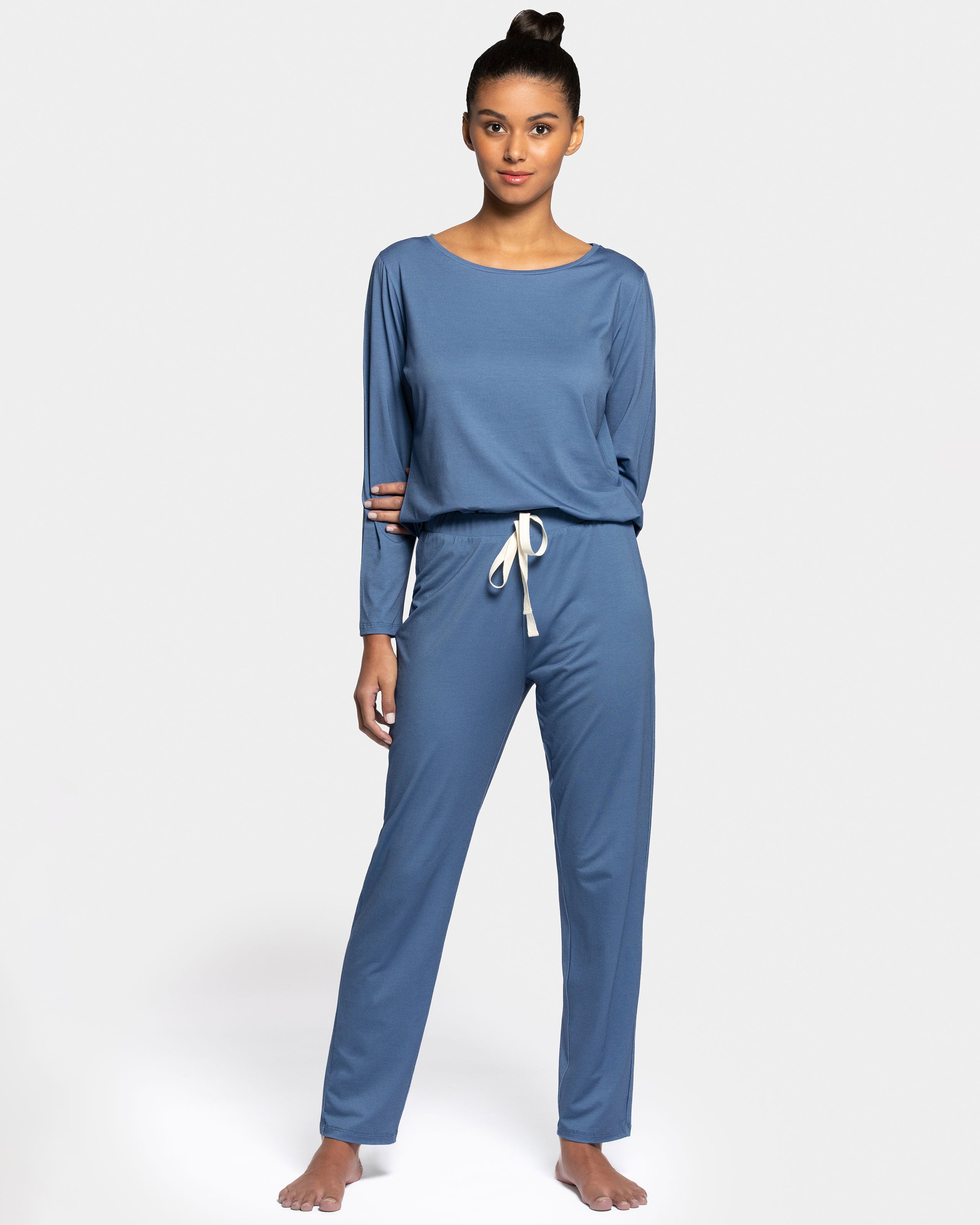 Pijama de mulher longo em Modal