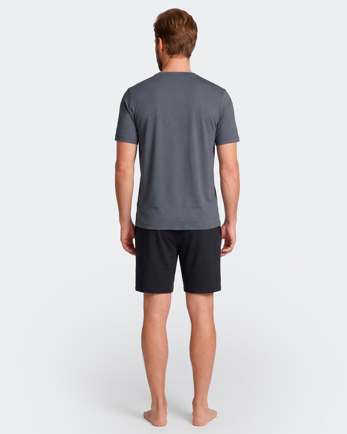 Short men's pyjama in Lyocell