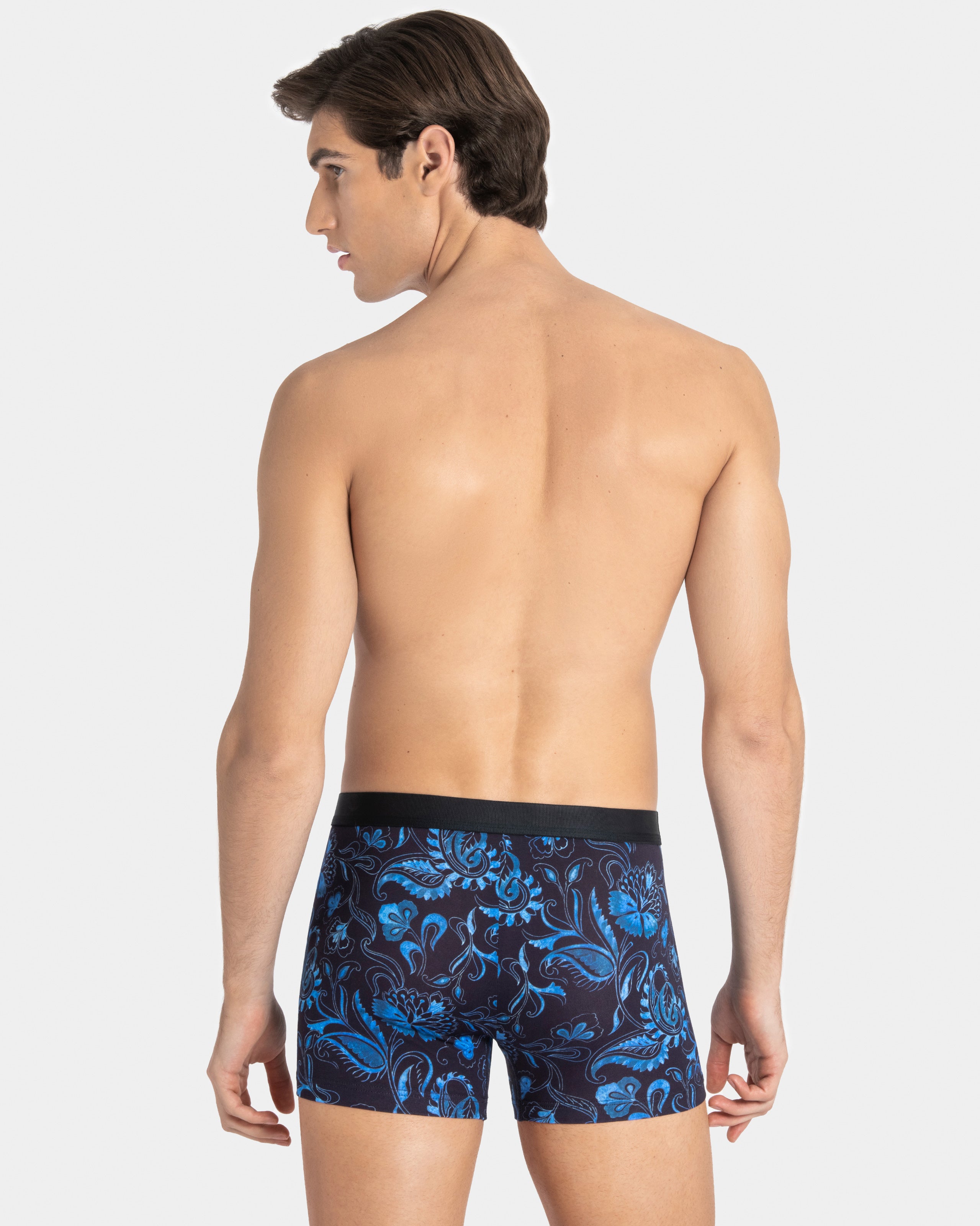 Pack 2 boxers de homem estampado em Lyocell