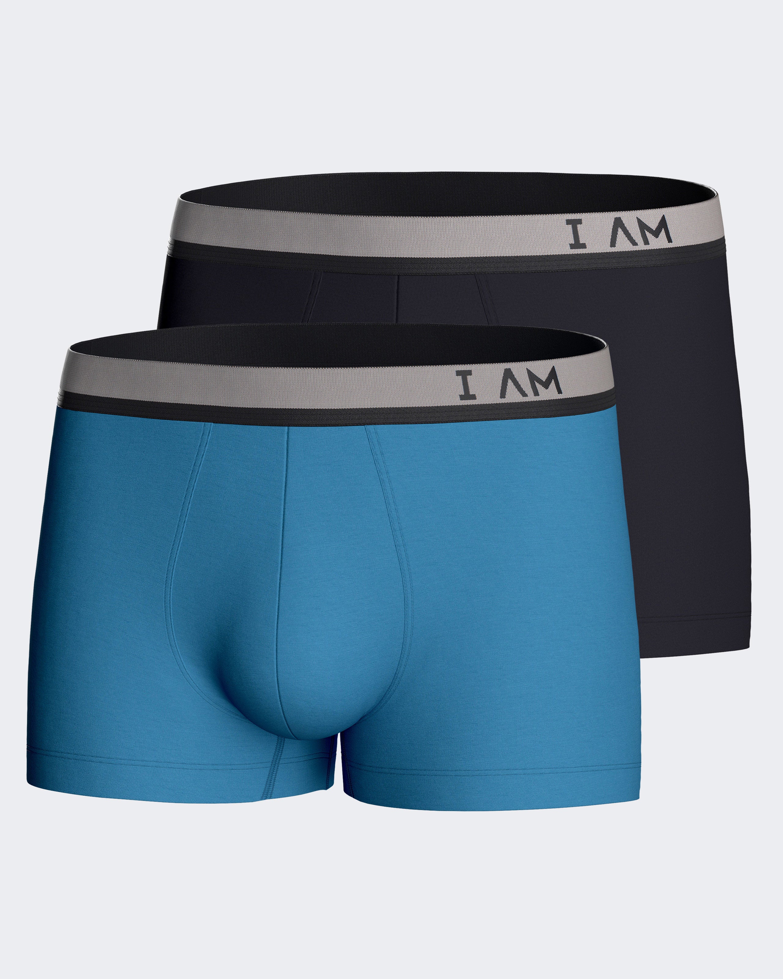 Pack of 2 men's boxers in Lyocell