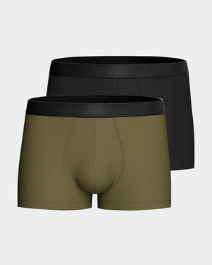 Pack of 2 men's boxers in Lyocell