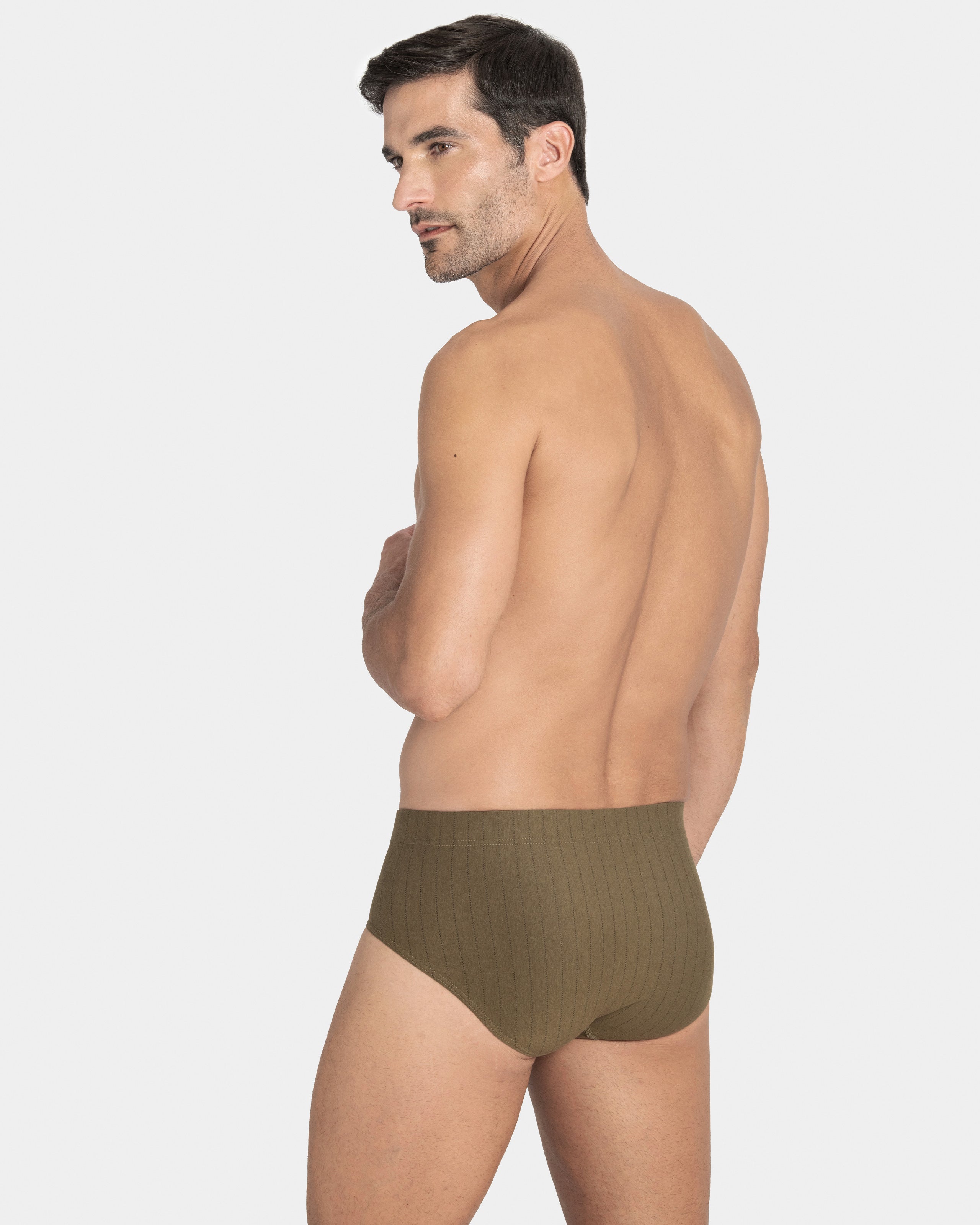 Pack de dois slips de homem em Algodão Modal